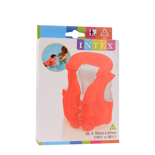 Intex Zwemvest Oranje 50x47cm