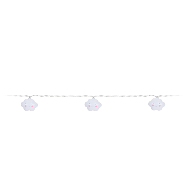 Ledverlichting Slinger Wolkjes 150cm