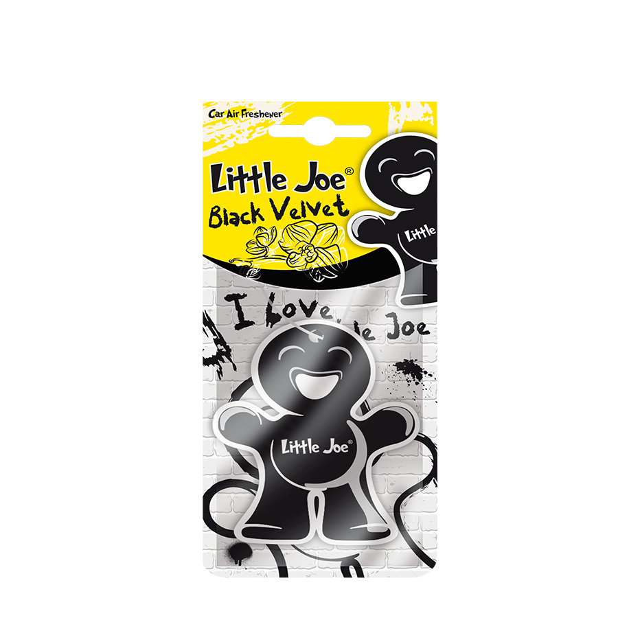 Little Joe Car Air Freshener Paper Black Velvet