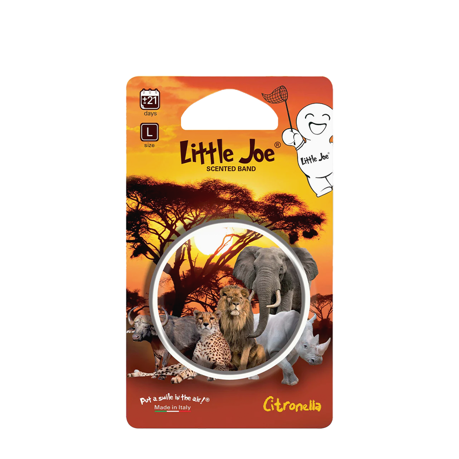 Little Joe Scented Band Citronella Large Wit