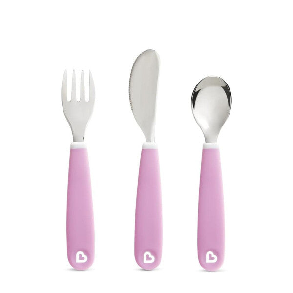 Munchkin Splash Toddler Cutlery Set Paars 3 delig