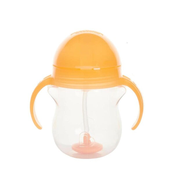 Munchkin Tip & Sip Straw Cup Weighted 207ml Oranje
