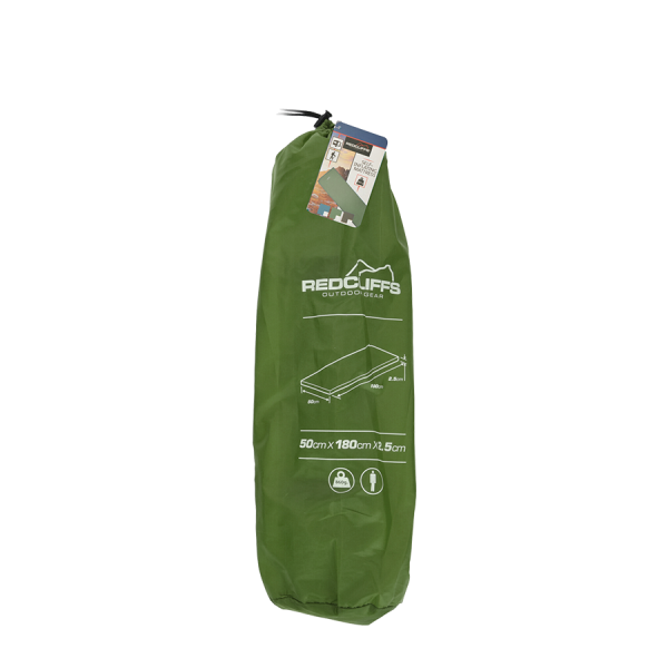 Redcliffs Slaapmat Zelfopblazend Groen 180x50x2,5cm