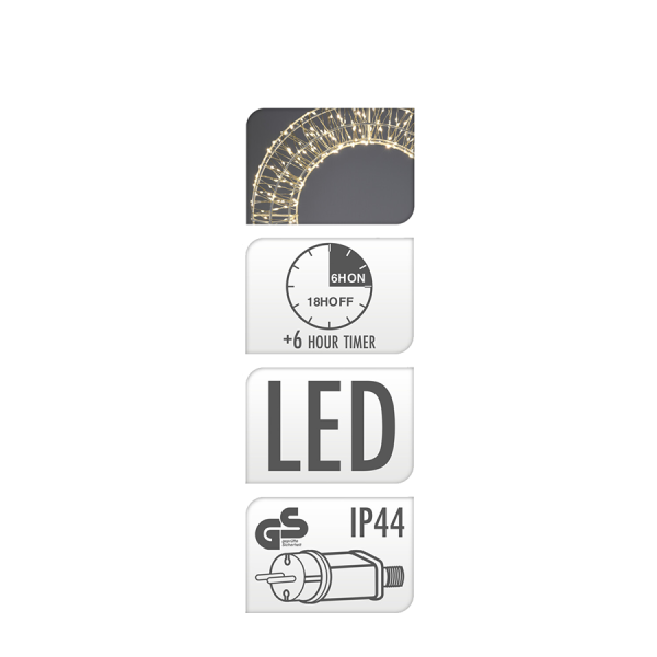 Ring LED Wit 480 leds Ø38cm