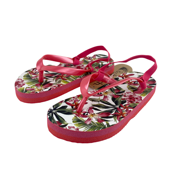 Slipper Kind Lily Flower Roze Maat 22