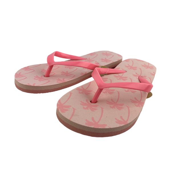 Slipper Kind Palm Print Roze Maat 28