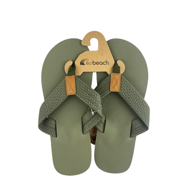 Slipper Man Khaki Maat 44