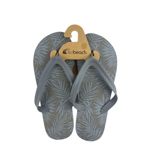 Slipper Man Palm Grijs Maat 43