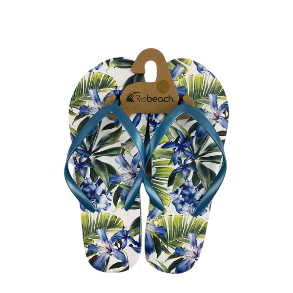 Slipper Vrouw Lily Flower Blauw Maat 37