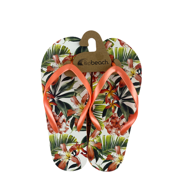 Slipper Vrouw Lily Flower Oranje Maat 38