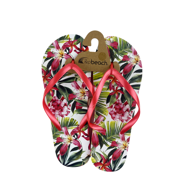Slipper Vrouw Lily Flower Roze Maat 38