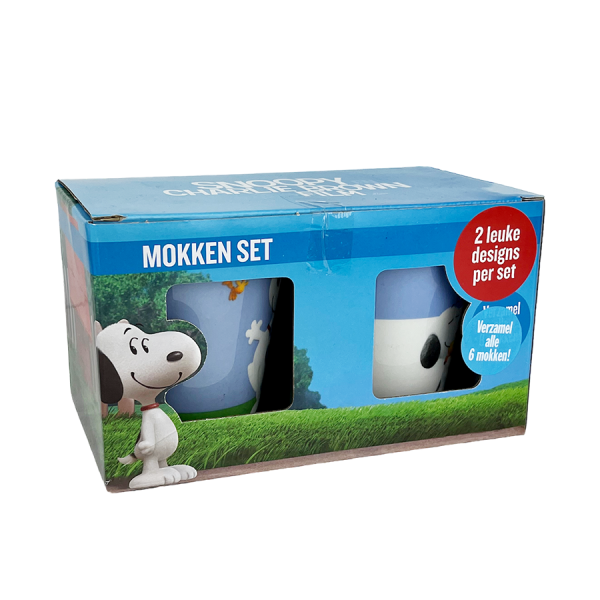 Snoopy Mokkenset 250ml 2-delig