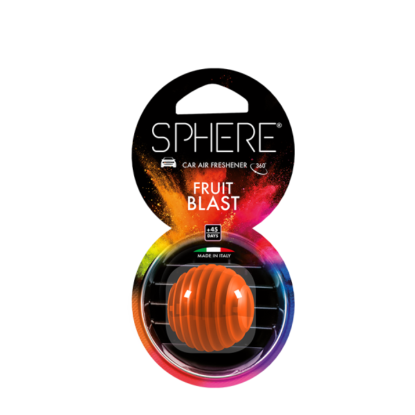 Sphere Car Air Freshener Fruit Blast