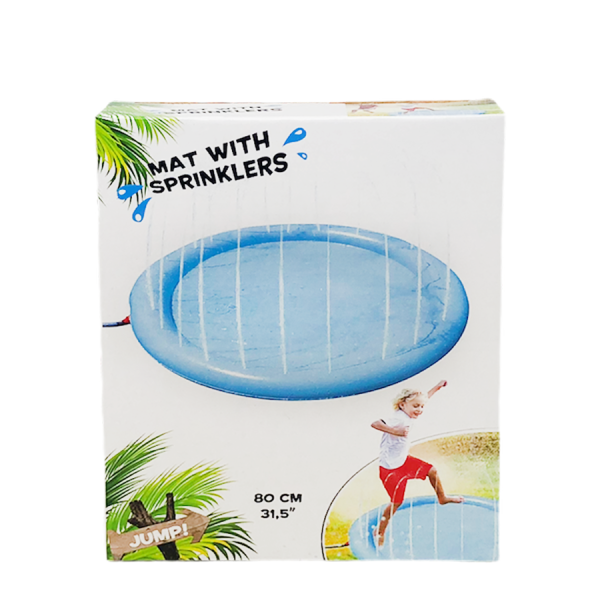 Watermat met Sprinkler Blauw Ø 80 cm