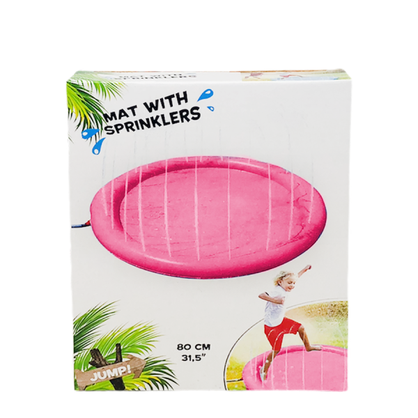 Watermat met Sprinkler Roze Ø 80 cm