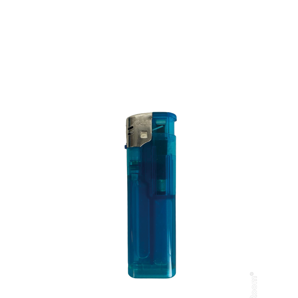Zafe Aansteker Elektrisch Transparant Blauw
